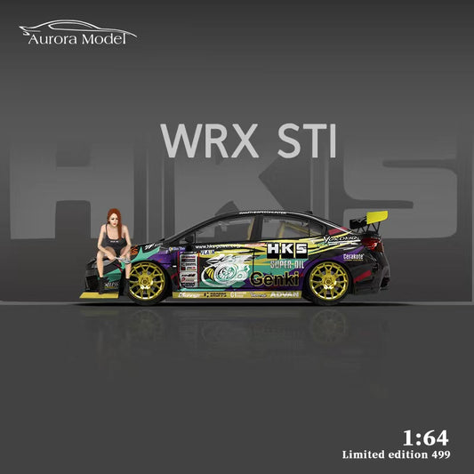 Time Micro x Aurora 1/64 WRX STI VA Version 2014 HKS