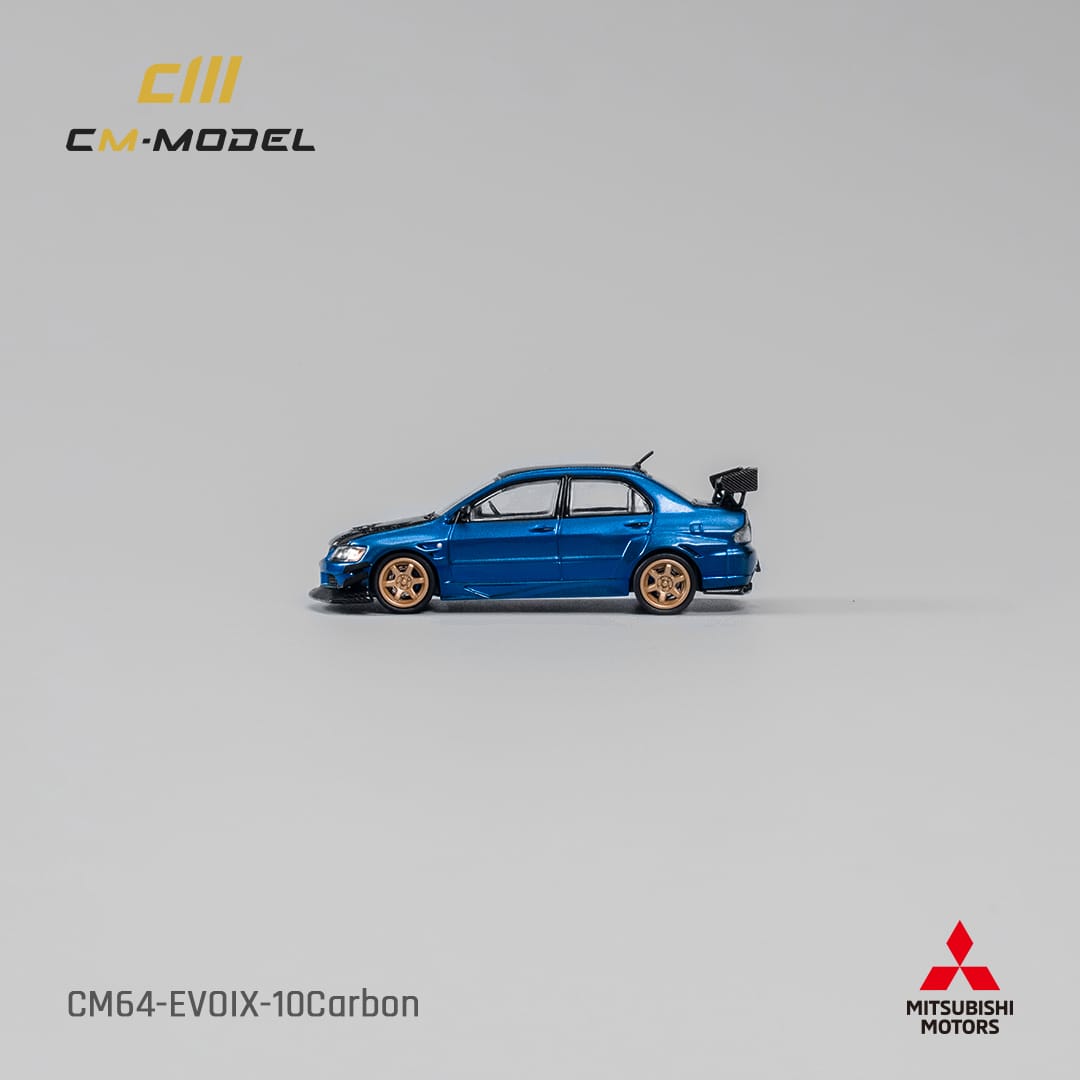 CM Model 1/64 Mitsubishi Lancer Evolution IX Voltex Modified - Metallic Blue