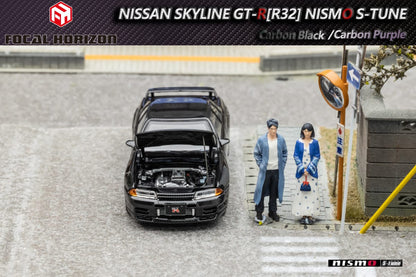 Focal Horizon 1/64 Nismo S-Tune Skyline GT-R R32 (Open-Hood, Visible Engine)