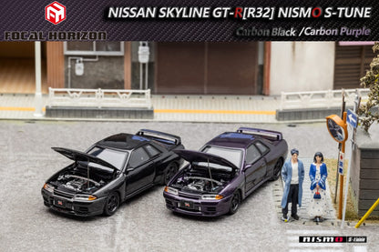 Focal Horizon 1/64 Nismo S-Tune Skyline GT-R R32 (Open-Hood, Visible Engine)