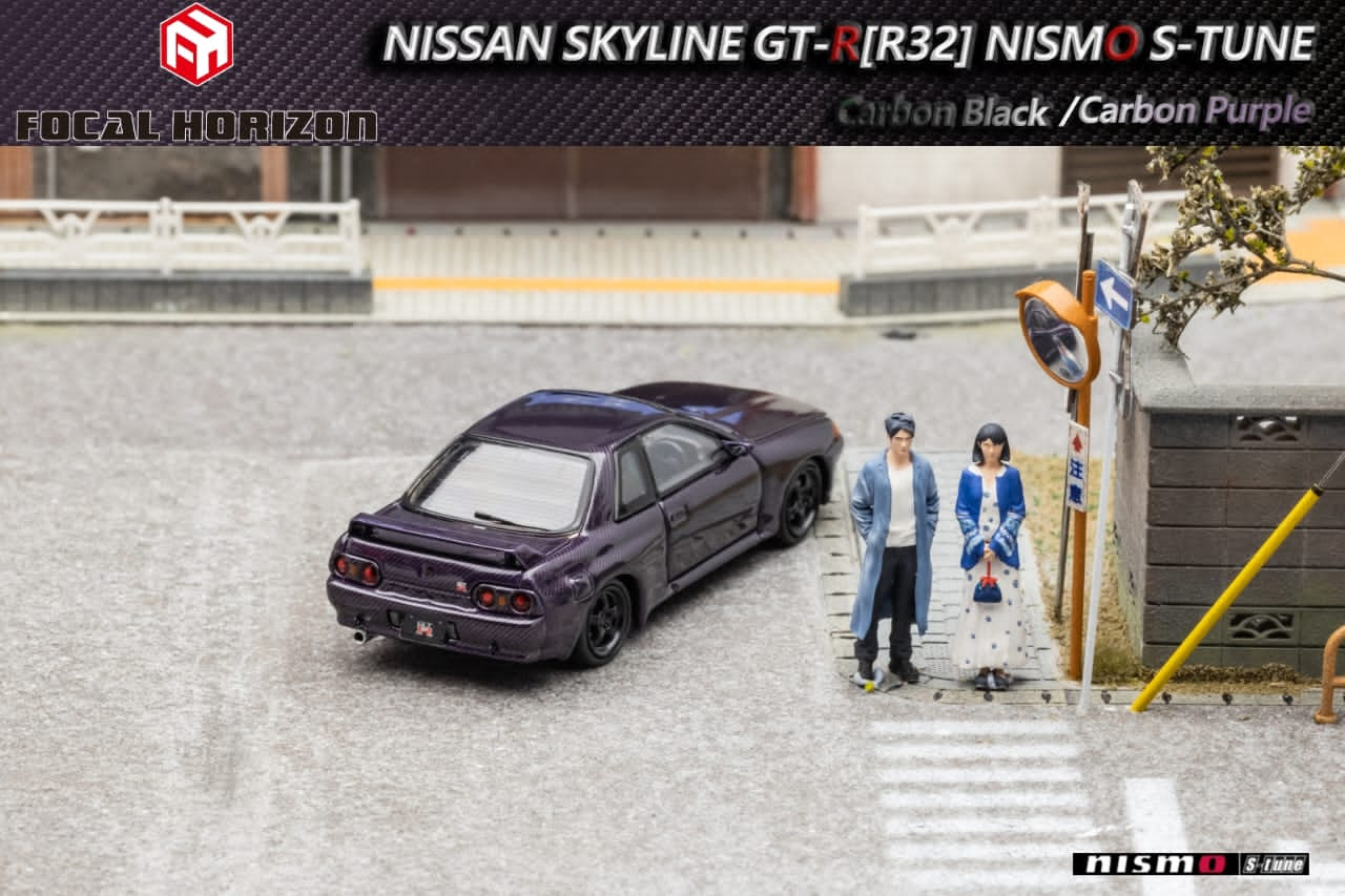 Focal Horizon 1/64 Nismo S-Tune Skyline GT-R R32 (Open-Hood, Visible Engine)