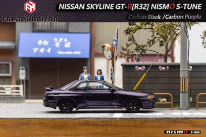 Focal Horizon 1/64 Nismo S-Tune Skyline GT-R R32 (Open-Hood, Visible Engine)