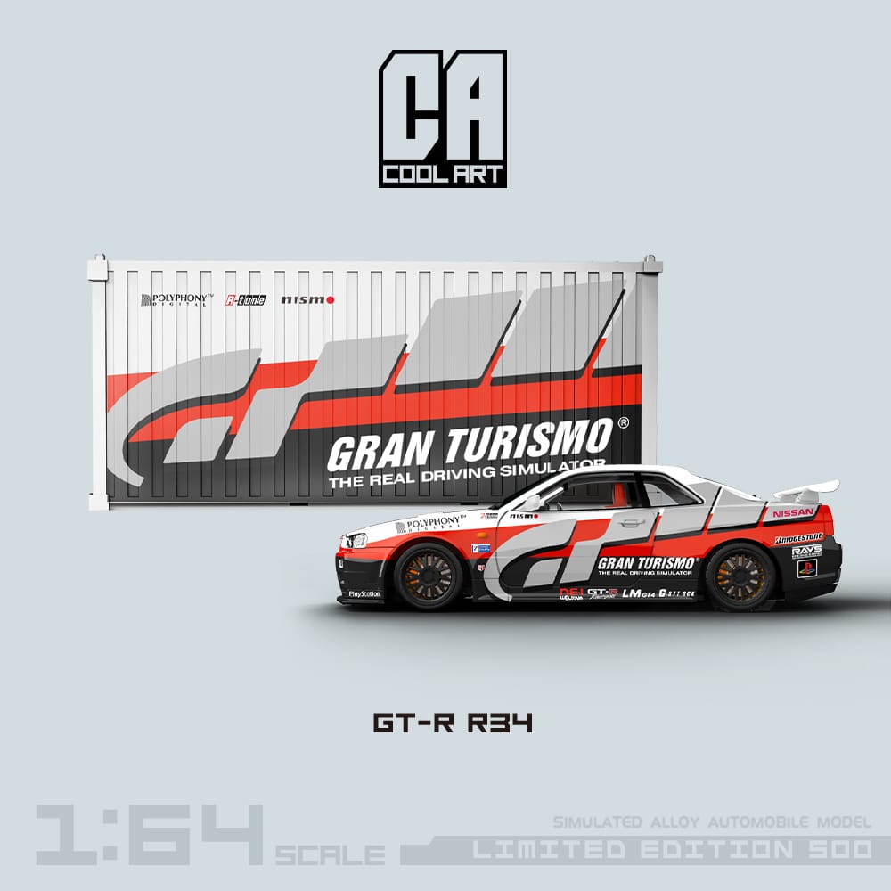 Cool Art 1/64 Skyline GT-R R34 Nismo Z-Tune Gran Turismo Livery