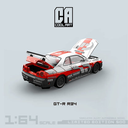 Cool Art 1/64 Skyline GT-R R34 Nismo Z-Tune Gran Turismo Livery