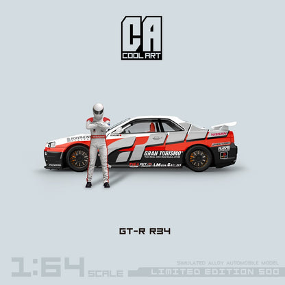 Cool Art 1/64 Skyline GT-R R34 Nismo Z-Tune Gran Turismo Livery