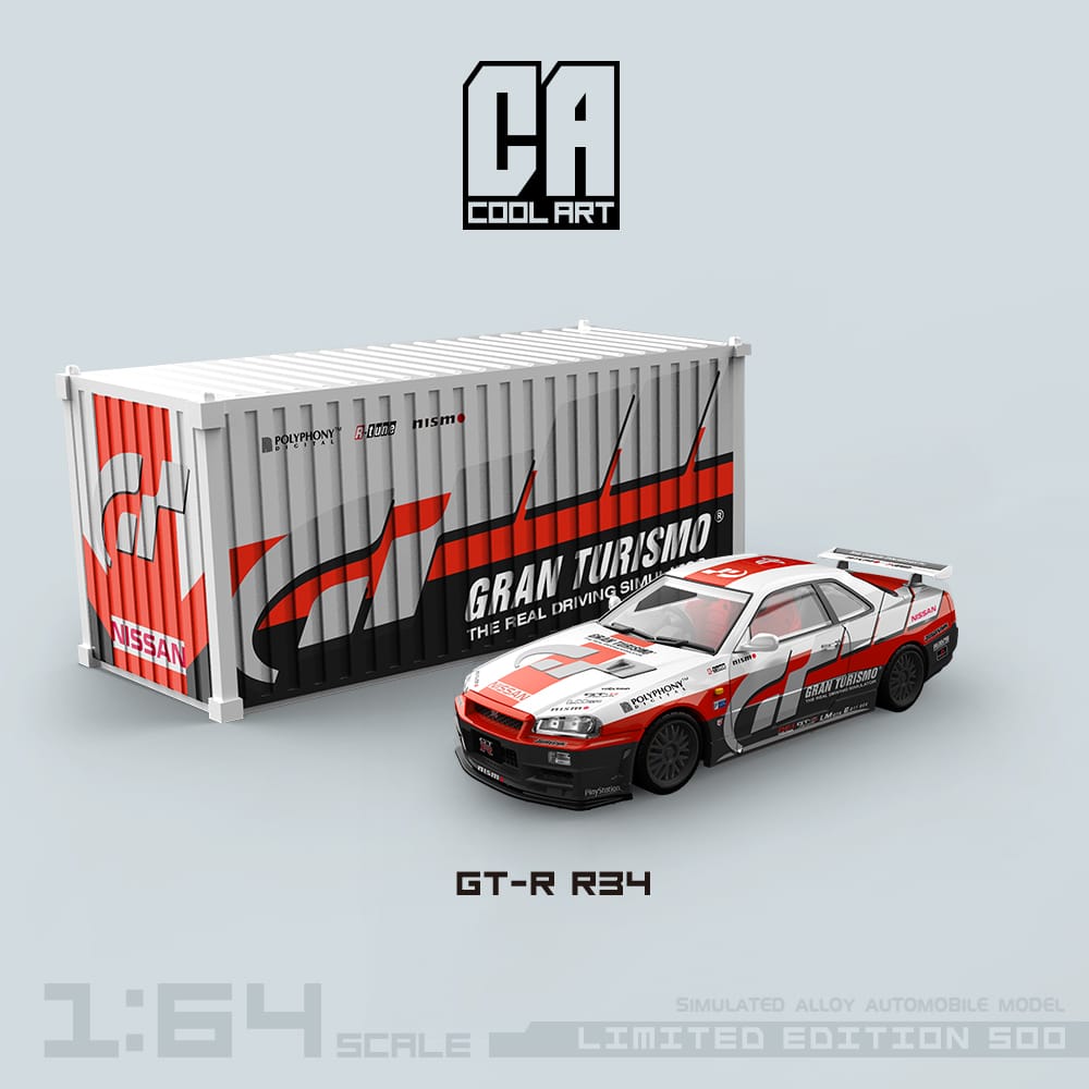 Cool Art 1/64 Skyline GT-R R34 Nismo Z-Tune Gran Turismo Livery