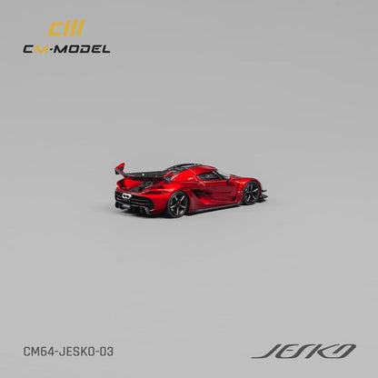 CM Model 1/64 Jesko Attack Cherry Red