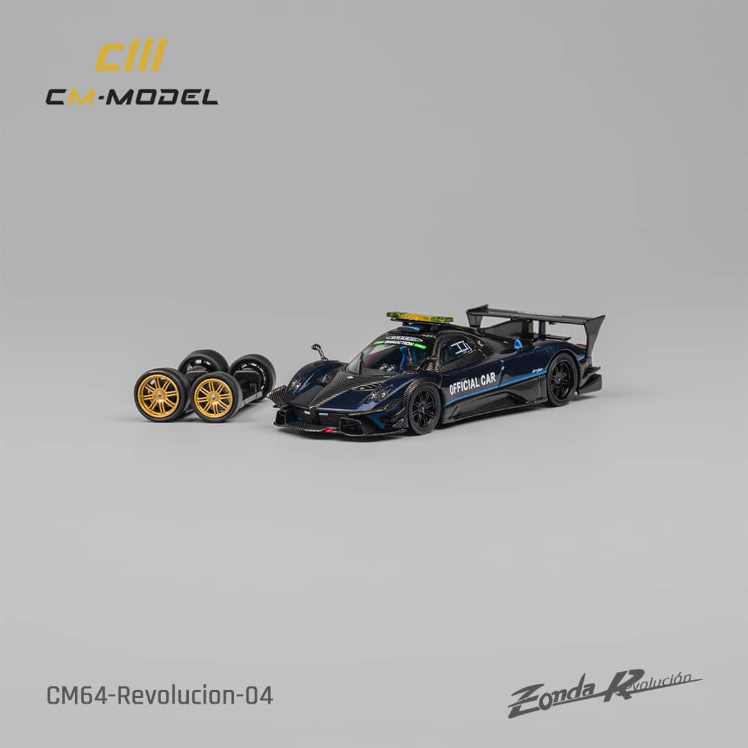 CM Model 1/64 Pagani Zonda R Evolucion Track Version Carbon Safety Car