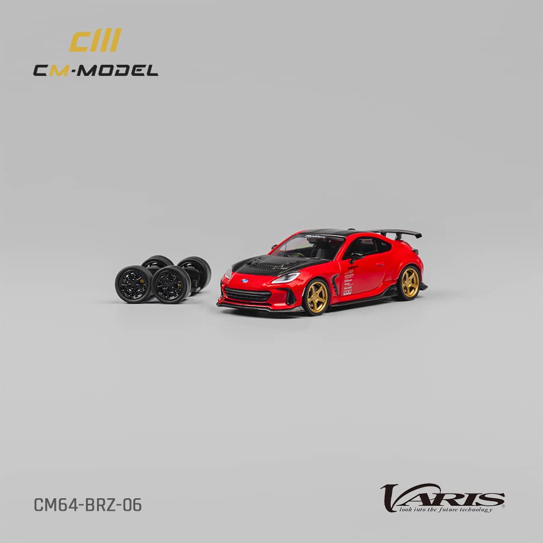 CM Model 1/64 Subaru Varis BRZ Mk2 ZD8 Arising-1 Modified Red