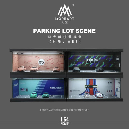 MoreArt 1/64 ABS Parking Lot with LED