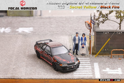 Focal Horizon 1/64 Nismo S-Tune Skyline GT-R R32 - Black Fire