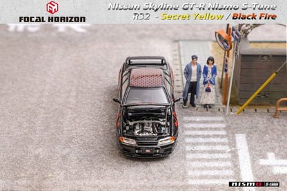 Focal Horizon 1/64 Nismo S-Tune Skyline GT-R R32 - Black Fire