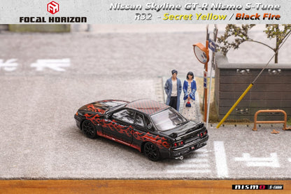 Focal Horizon 1/64 Nismo S-Tune Skyline GT-R R32 - Black Fire