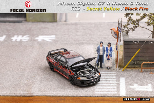 Focal Horizon 1/64 Nismo S-Tune Skyline GT-R R32 - Black Fire