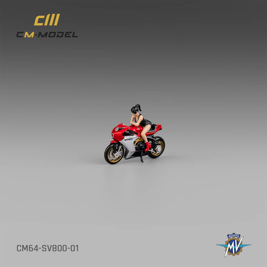 CM Model 1/64 MV Agusta (SV800) Red