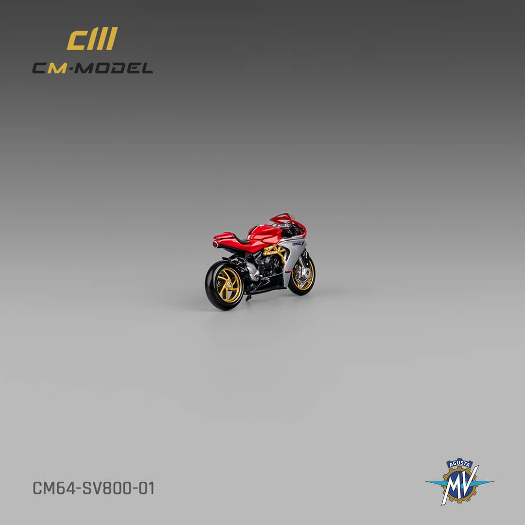 CM Model 1/64 MV Agusta (SV800) Red
