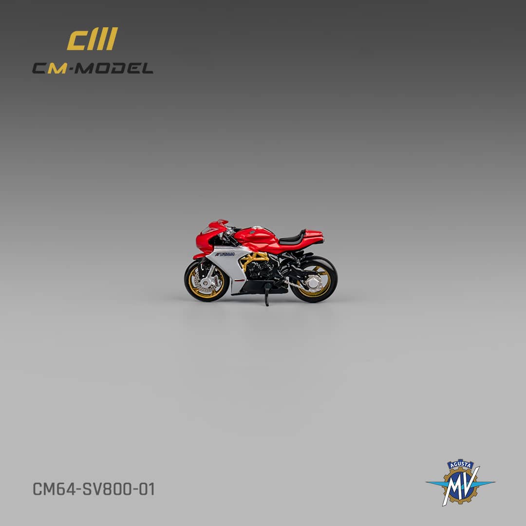 CM Model 1/64 MV Agusta (SV800) Red