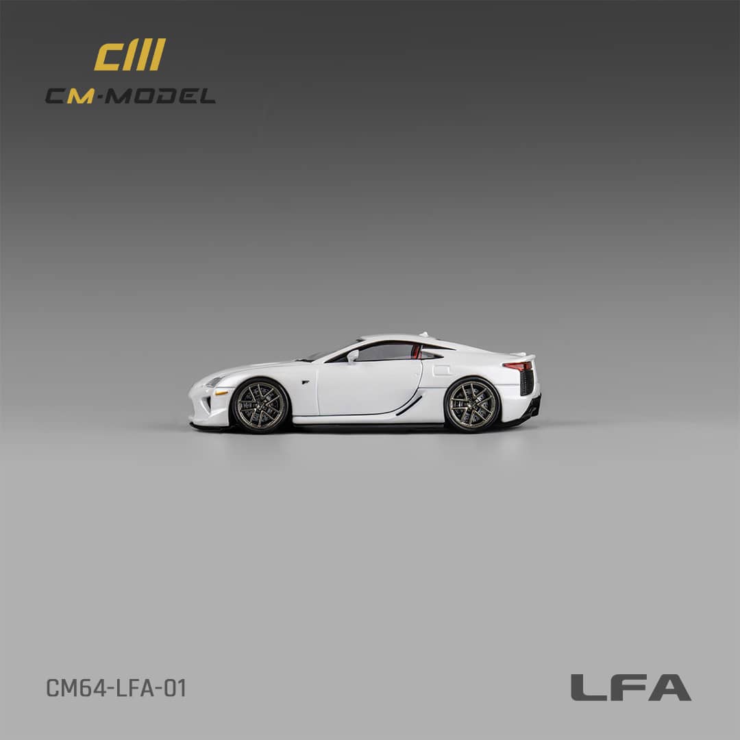 CM Model 1/64 Lexus  LFA Pearl White