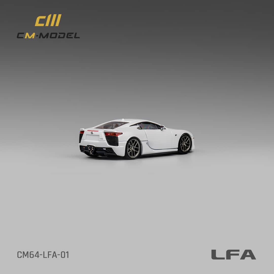 CM Model 1/64 Lexus  LFA Pearl White