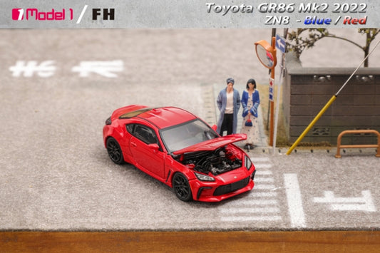 Focal Horizon x Model One 1/64 Toyota GR86 ZN8 -Standard Red