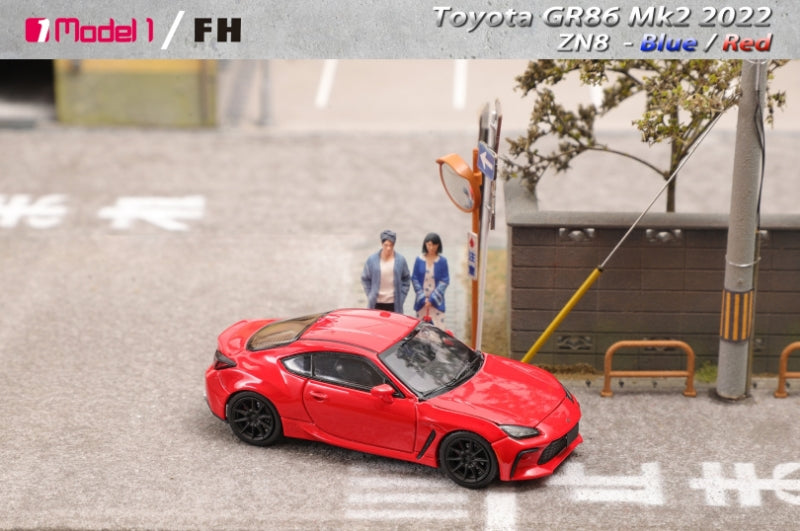 Focal Horizon x Model One 1/64 Toyota GR86 ZN8 -Standard Red