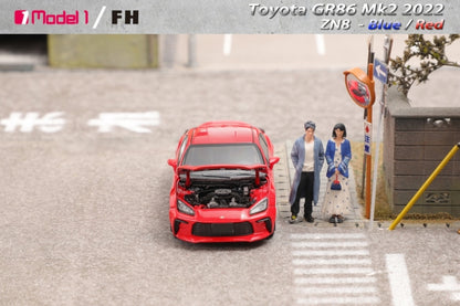 Focal Horizon x Model One 1/64 Toyota GR86 ZN8 -Standard Red