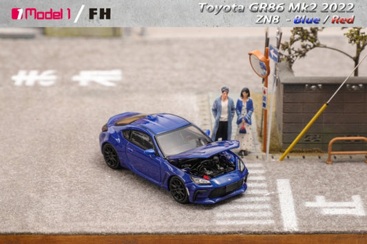 Focal Horizon x Model One 1/64 Toyota GR86 ZN8 - Dark Blue