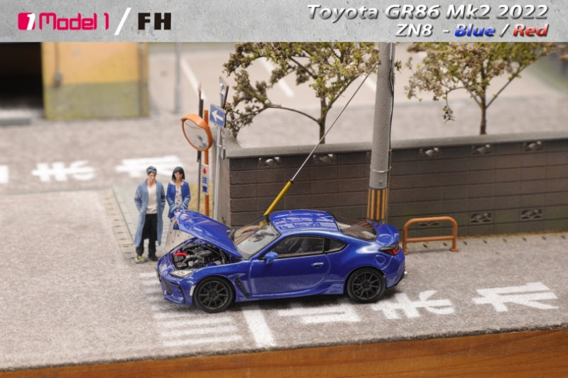 Focal Horizon x Model One 1/64 Toyota GR86 ZN8 - Dark Blue