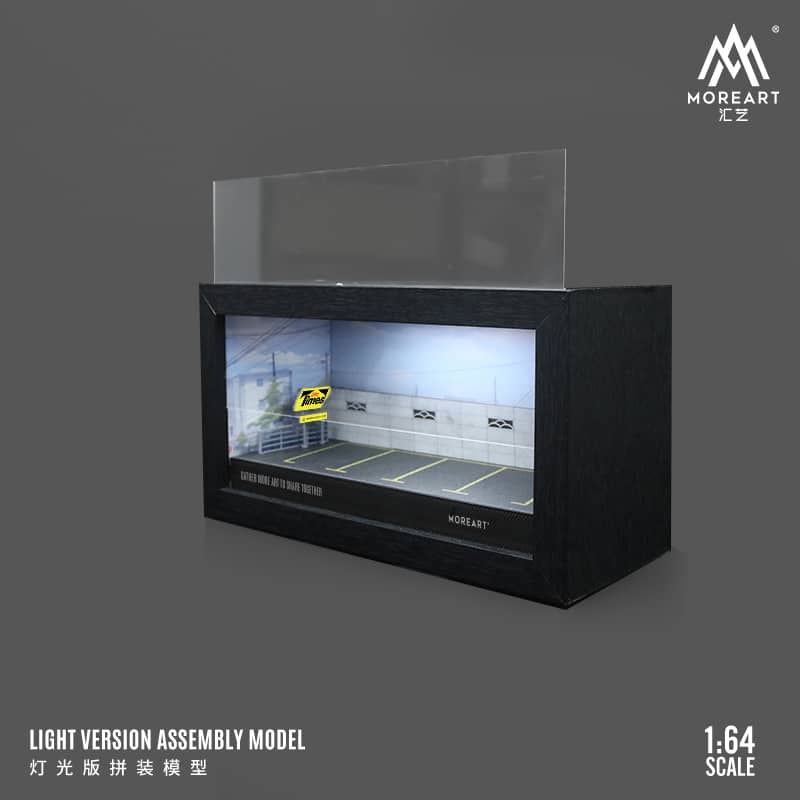 [ETA:  Feb 2025 ] MoreArt 1/64 One-Piece Frame Diorama Parking Lot Theme with LED Light