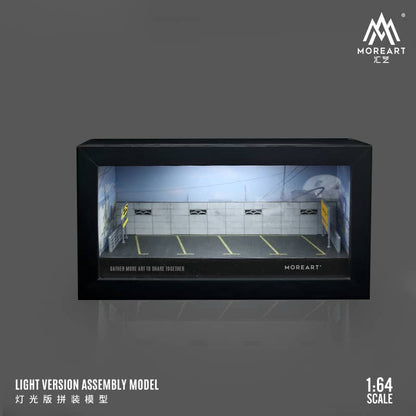 [ETA:  Feb 2025 ] MoreArt 1/64 One-Piece Frame Diorama Parking Lot Theme with LED Light