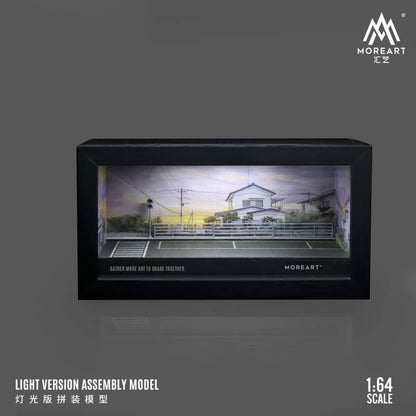 [ETA:  Feb 2025 ] MoreArt 1/64 One-Piece Frame Diorama Parking Lot Theme with LED Light