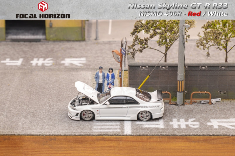 Focal Horizon 1/64 Skyline R33 GT-R Nismo 400R - White