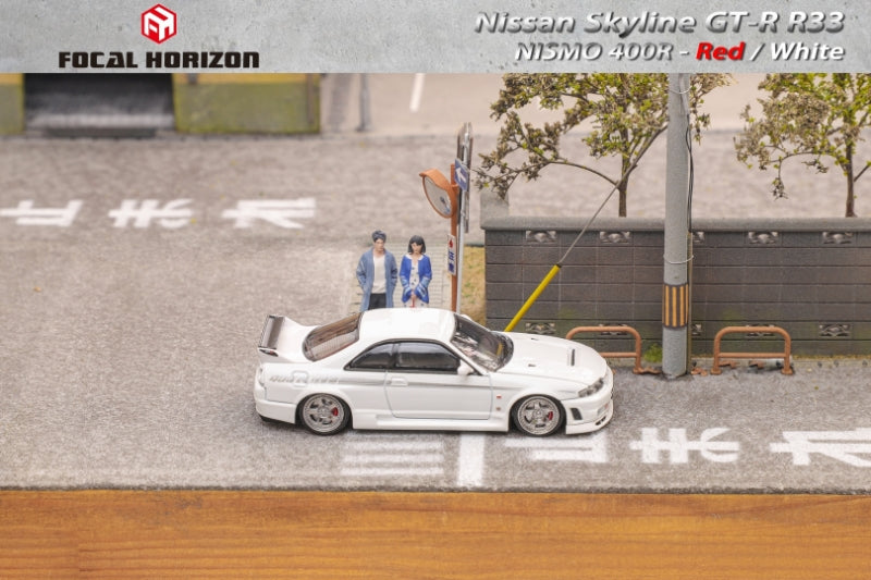 Focal Horizon 1/64 Skyline R33 GT-R Nismo 400R - White