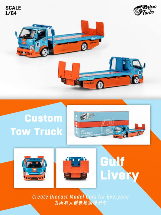 MicroTurbo 1/64 300 Series II - Custom Tow Truck Gulf Livery