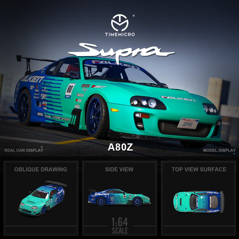 [ETA:  Feb 2025 ] Time Micro 1/64 Supra A80 Falken