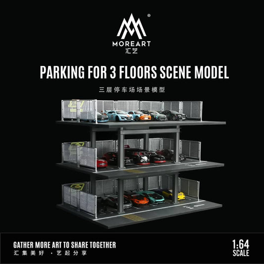 MoreArt 1/64 Three-Story Parking Lot