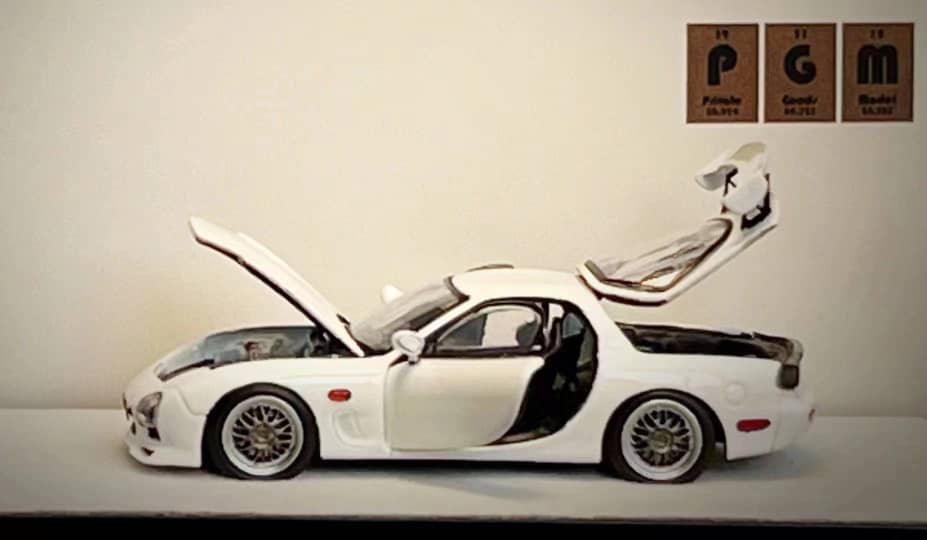 PGM 1/64 RX-7 FD3S White