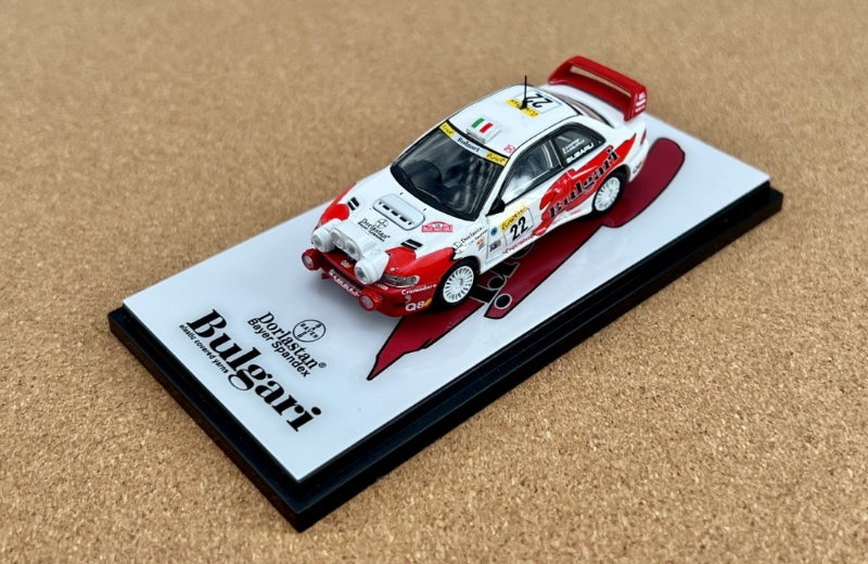 Fine Works 1/64 Impreza WRC White Red 22#