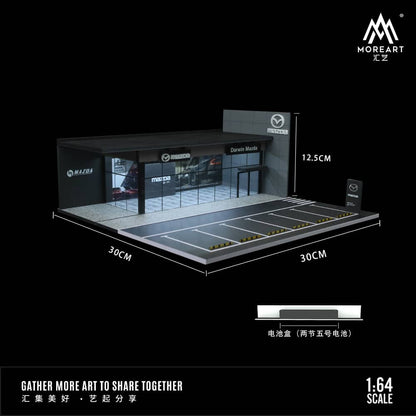 MoreArt 1/64 Showroom Diorama with LED Light