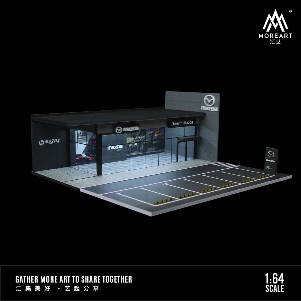 MoreArt 1/64 Showroom Diorama with LED Light