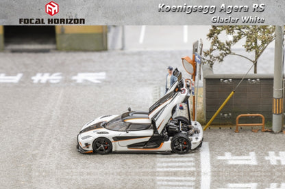 Focal Horizon 1/64 Koenigsegg Agera RS White