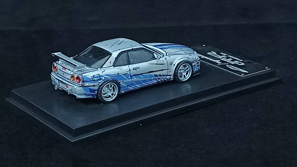 [ETA:  Feb 2025 ] Model Collect 1/64 Skyline GT-R Mk5 R34 V-SPEC-II Cel Shade Silver Blue Livery