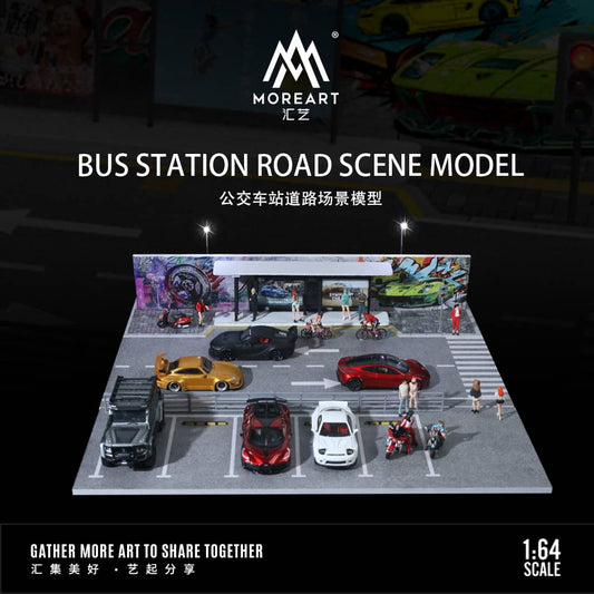 [ETA:  Mar 2025 ] MoreArt 1/64 Bus Station Diorama with LED Light