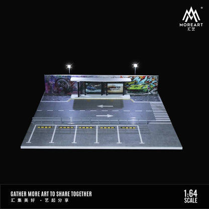 [ETA:  Mar 2025 ] MoreArt 1/64 Bus Station Diorama with LED Light