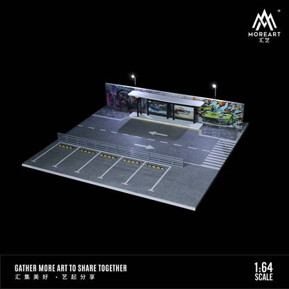 [ETA:  Mar 2025 ] MoreArt 1/64 Bus Station Diorama with LED Light