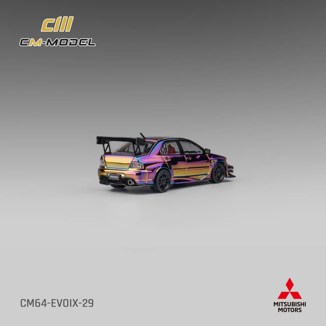 [ETA:  Jun 2025 ] CM Model 1/64 Mitsubishi Lancer Evolution IX Voltex Modified Chrome