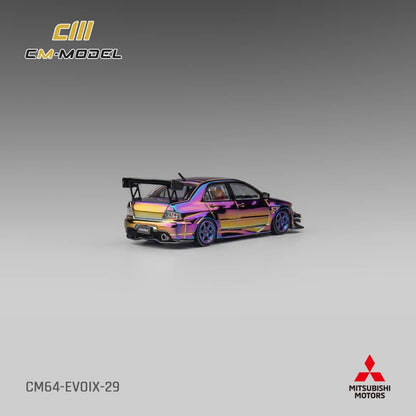 [ETA:  Jun 2025 ] CM Model 1/64 Mitsubishi Lancer Evolution IX Voltex Modified Chrome