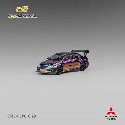 [ETA:  Jun 2025 ] CM Model 1/64 Mitsubishi Lancer Evolution IX Voltex Modified Chrome