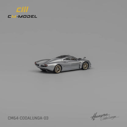 [ETA:  Jun 2025 ] CM Model 1/64 Pagani Huayra Codalunga - Metallic Silver