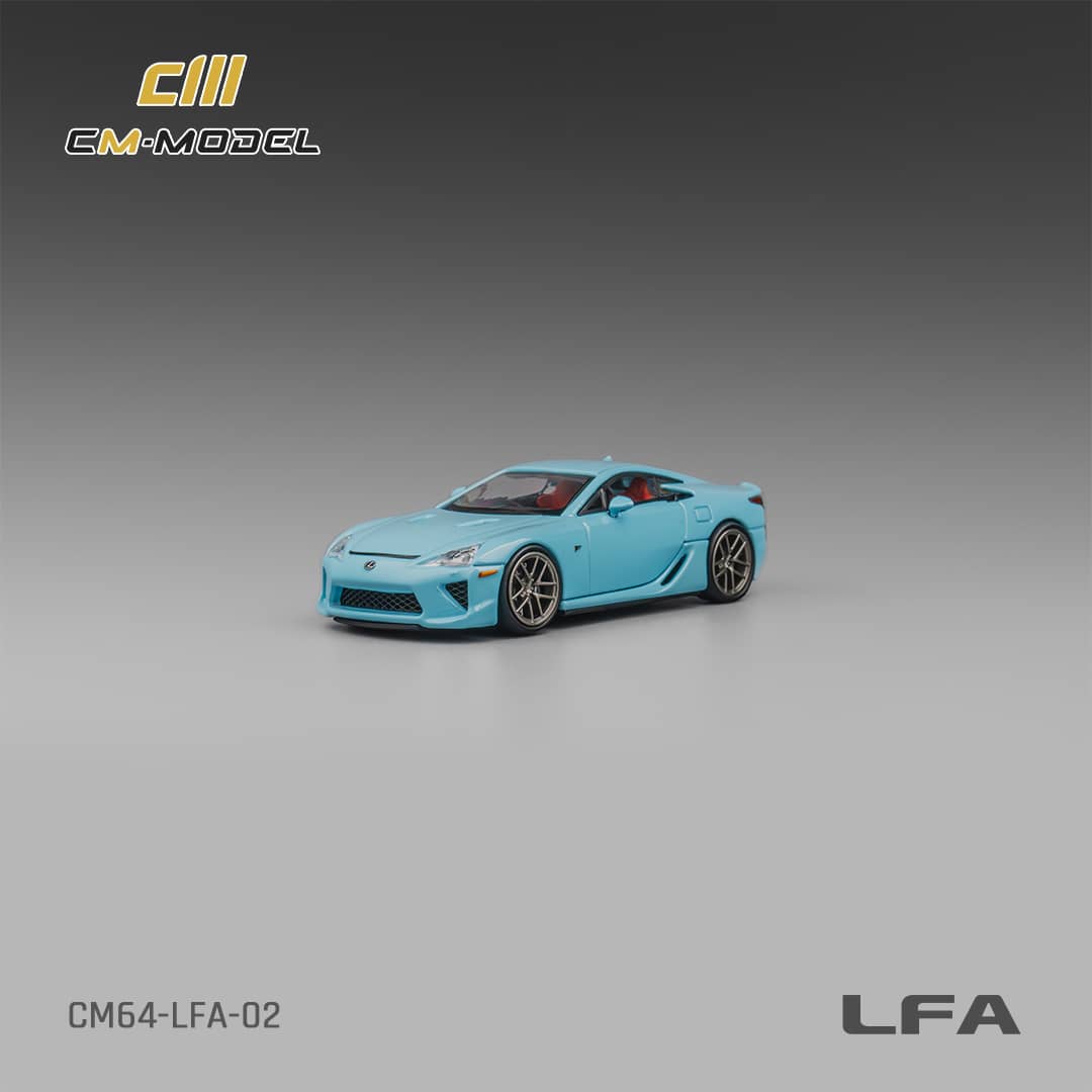 [ETA:  Jun 2025 ] CM Model 1/64 Lexus LFA Sky Blue